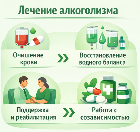 лечение алкоголизма в Перми этапы